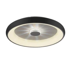 Straluma Moderne LED plafondlamp met kristaleffect zwart> Plafondlampen|Wandlampen