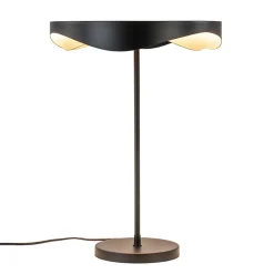 Straluma Moderne LED tafellamp zwart met goud dimbaar></noscript> Tafellampen|LED Tafellampen