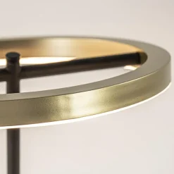 Straluma Moderne LED tafellamp zwart/goud dimbaar><noscript><img width=