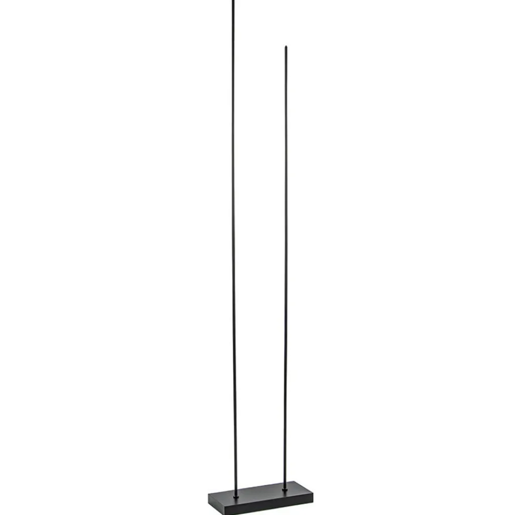 Straluma Moderne LED vloerlamp dimbaar mat zwart> Vloerlampen|LED Vloerlampen