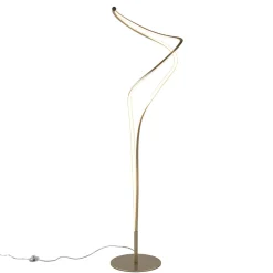Straluma Moderne LED vloerlamp goud dimbaar> Vloerlampen|Woonkamerlampen