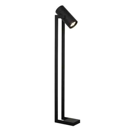 Straluma Moderne LED vloerlamp mat zwart met kantelbare spot> Vloerlampen|LED Vloerlampen