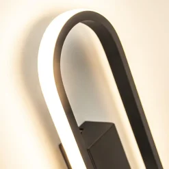 Straluma Moderne LED wandlamp zwart><noscript><img width=