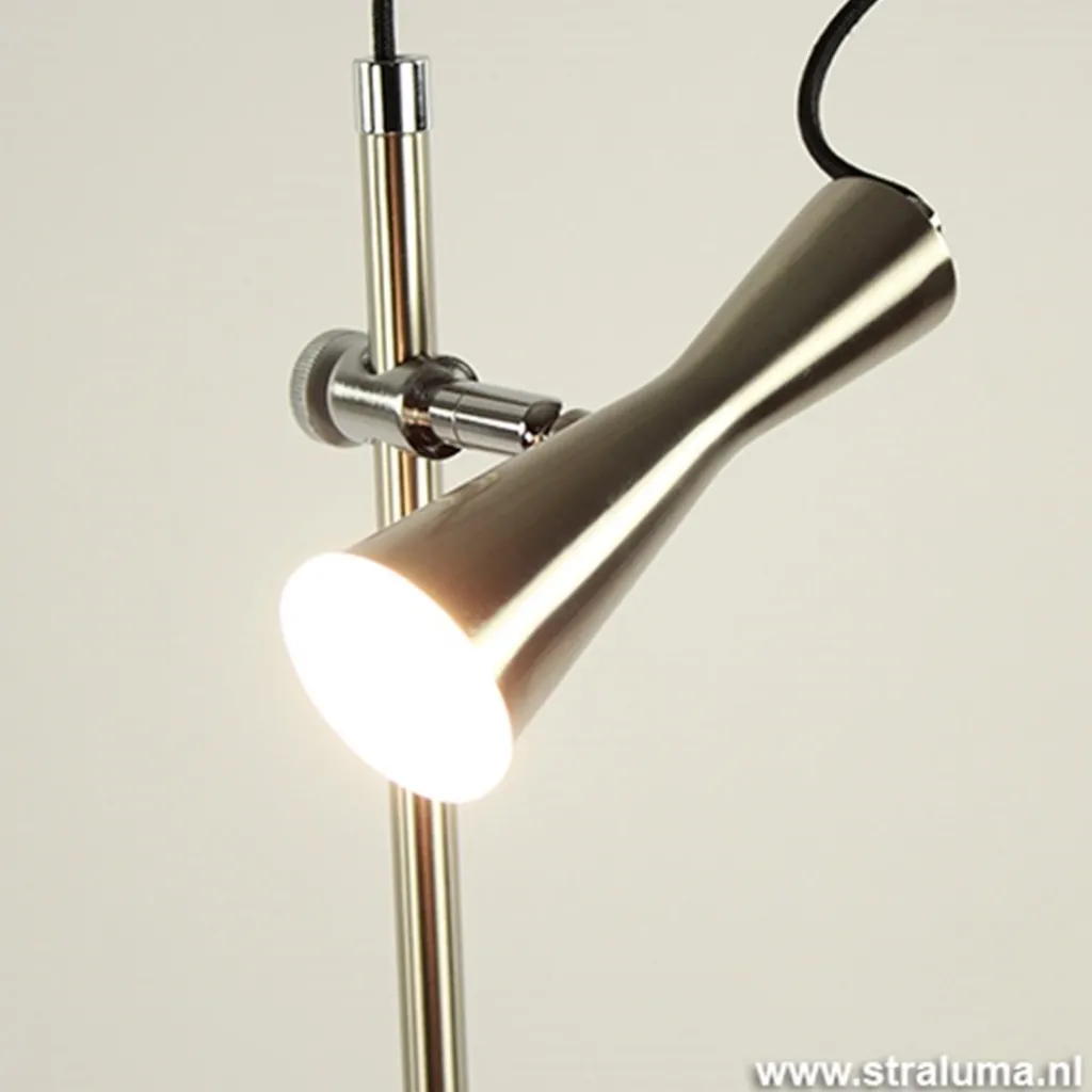 Straluma Moderne leeslamp staal LED dimbaar> Vloerlampen|Leeslampen