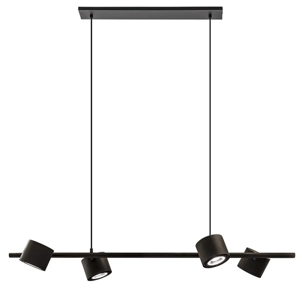 Straluma Moderne 4-lichts hanglamp inclusief verstelbare LED spots> Hanglampen|Keukenverlichting