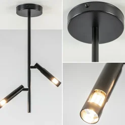 Straluma Moderne 2-lichts opbouwspot zwart G9><noscript><img width=