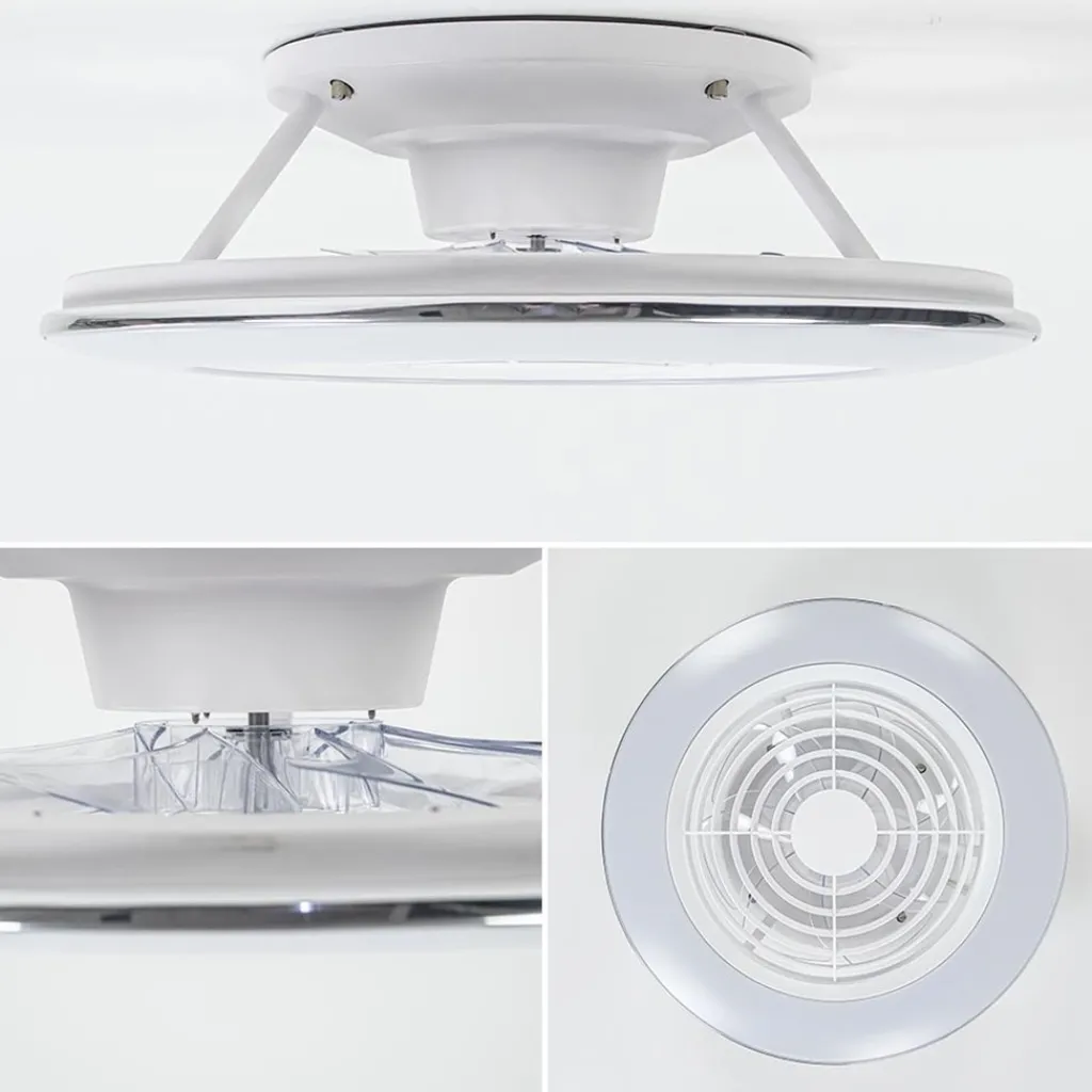 Straluma Moderne plafondventilator inclusief dimbaar LED klein> Plafondlampen|Plafondventilatoren met lamp