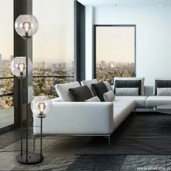 Straluma Moderne vloerlamp met glazen bollen></noscript> Vloerlampen|Moderne Verlichting