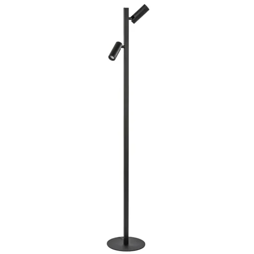 Straluma Moderne vloerlamp met verstelbare spots zwart/goud> Vloerlampen|Scandinavische Verlichting