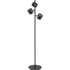 Straluma Moderne vloerlamp zwart met verstelbare LED spots> Vloerlampen|Woonkamerlampen
