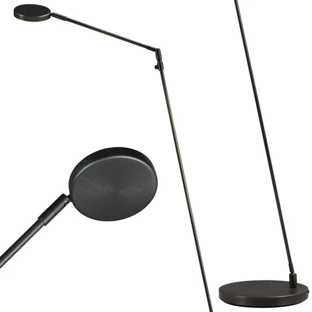 Straluma Moderne vloerlamp/leeslamp zwart LED dim-to-warm> Vloerlampen|Leeslampen