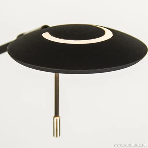 Straluma Moderne vloerlamp-uplighter LED zwart> Vloerlampen|Leeslampen