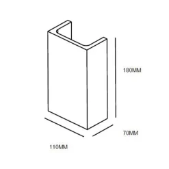 Straluma Moderne wandlamp hoogwaardig gips rechthoek></noscript> Woonkamerlampen|Slaapkamerlampen