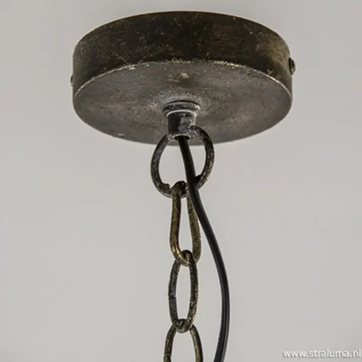 Straluma Oosterse hanglamp Emine goud/bruin> Eettafellampen|Light and Living