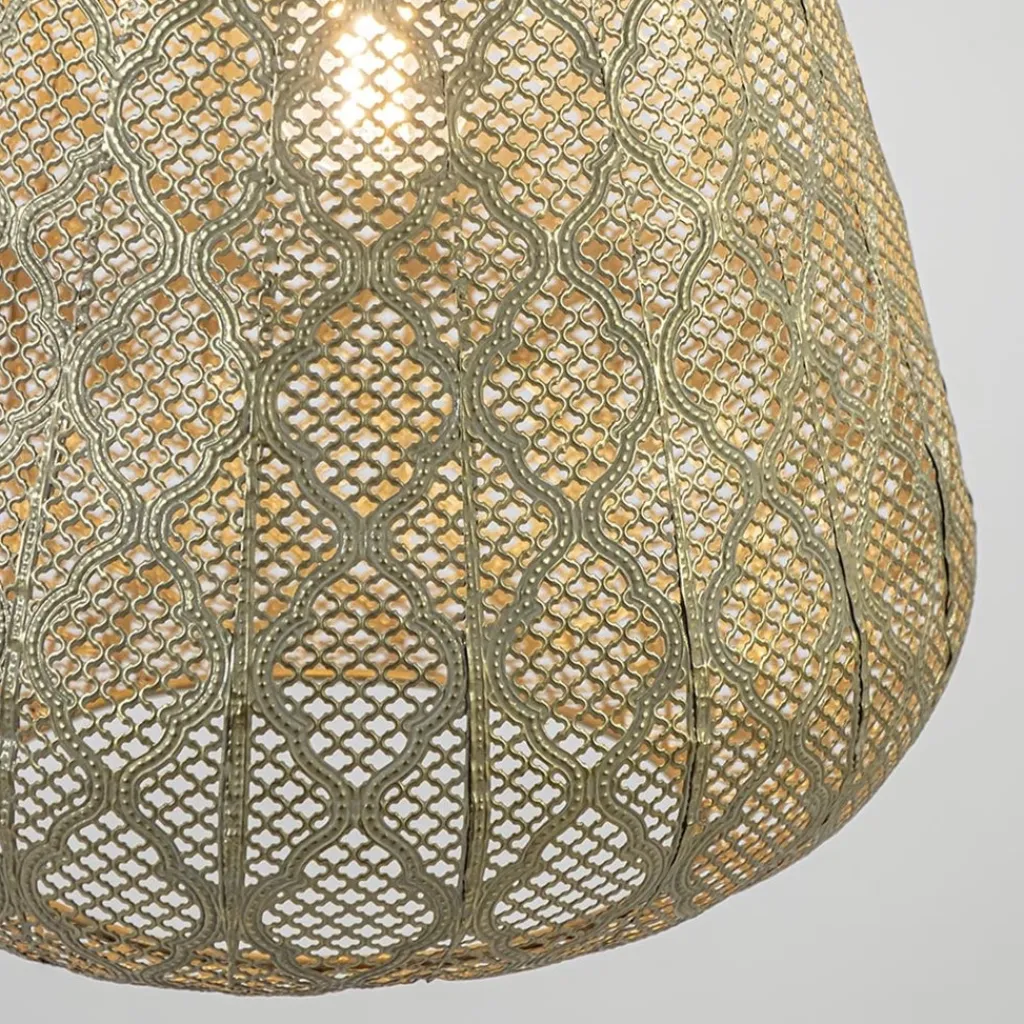 Straluma Oosterse hanglamp kegel goud groot> Hanglampen|Pendel Lampen