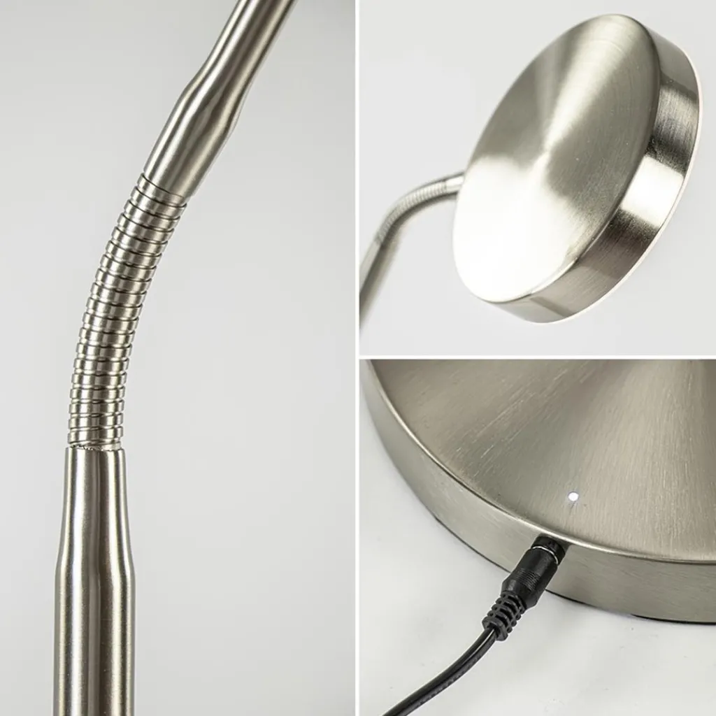 Straluma Oplaadbare LED leeslamp nikkel dimbaar> Vloerlampen|Leeslampen