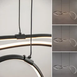 Straluma Organische LED hanglamp zwart dimbaar><noscript><img width=