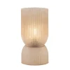 Straluma Oudroze glazen tafellamp Phoebe op batterijen van Light and living> Tafellampen|Light and Living