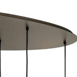Straluma Ovale hanglamp platinum exclusief E27 lichtbronnen><noscript><img width=