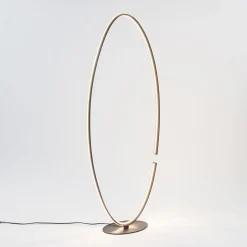 Straluma Ovale LED vloerlamp zwart inclusief dimmer> Vloerlampen|LED Vloerlampen