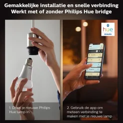 Straluma Philips Hue 8.5w e27 white ambiance BT><noscript><img width=