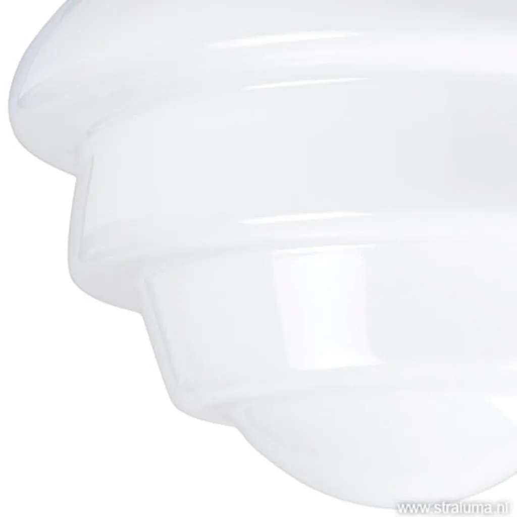 Straluma Plafondl. nikkel wit glas, keuken-hal> Plafonnières|Woonkamerlampen