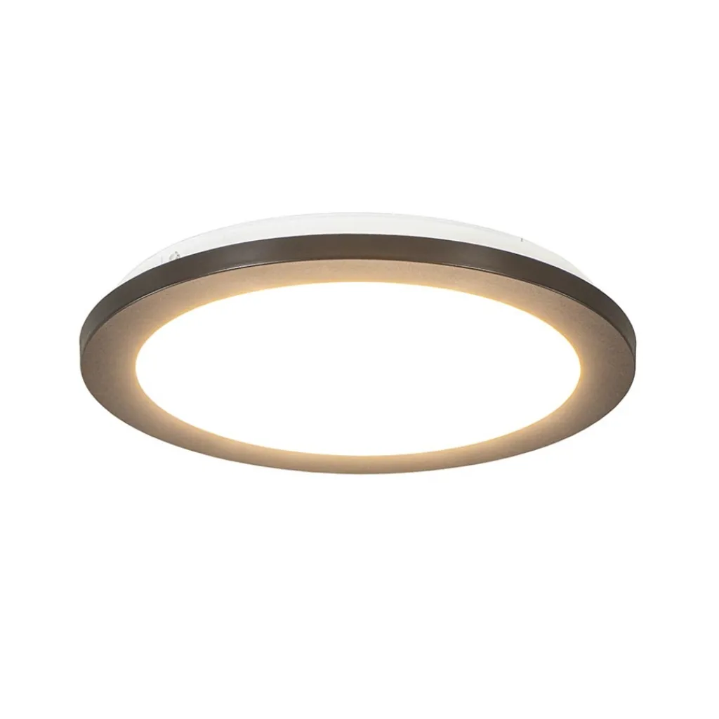 Straluma Plafondlamp Anne 26cm zwart 3-switchdim> Plafondlampen|Plafonnières