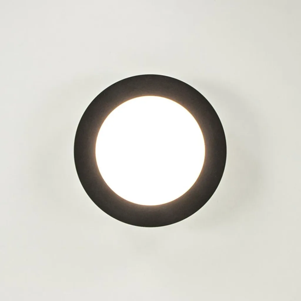 Straluma Plafondlamp Anne 17cm zwart 3-switchdim> Plafondlampen|Plafonnières