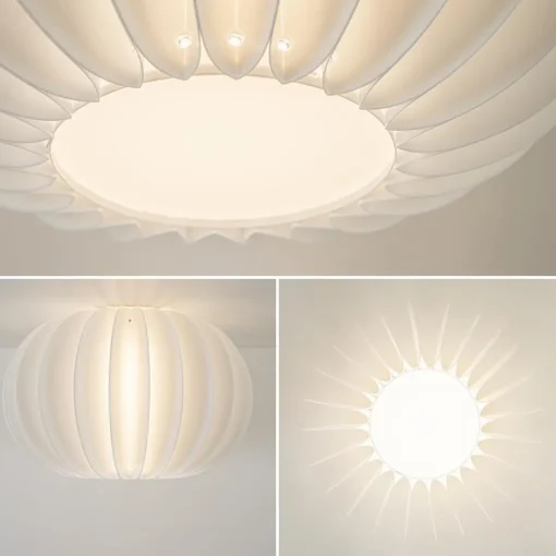 Straluma Plafondlamp Arena 40cm zwart/kap wit> Plafondlampen|Design Verlichting