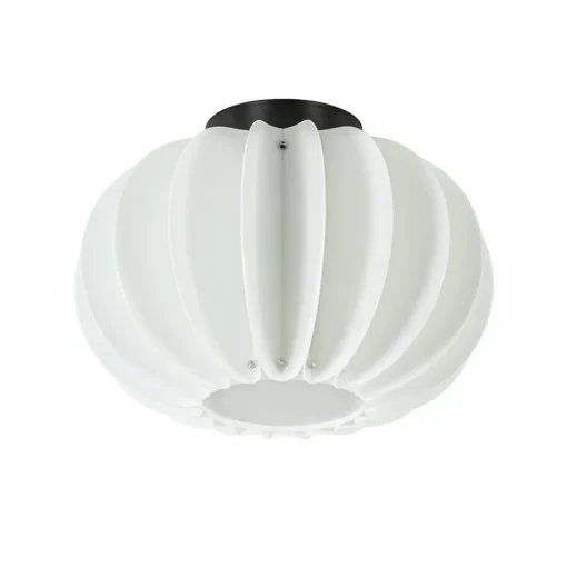 Straluma Plafondlamp Arena 30cm zwart/kap wit> Plafondlampen|Design Verlichting