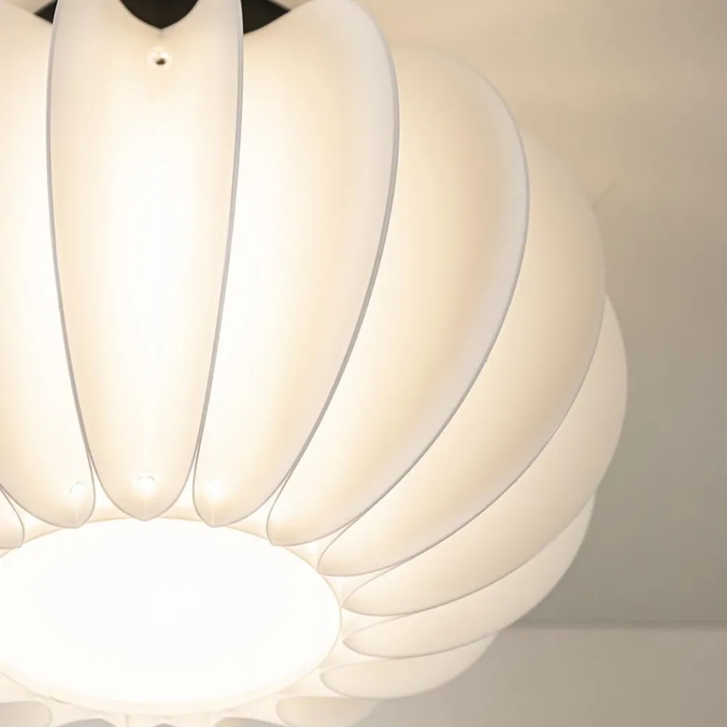 Straluma Plafondlamp Arena 30cm zwart/kap wit> Plafondlampen|Design Verlichting