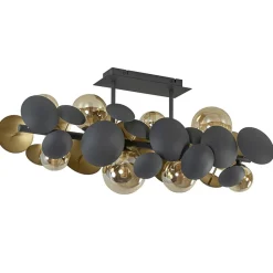 Straluma Plafondlamp Bubble 8l 76cm amber/grijs> Plafondlampen|Design Verlichting