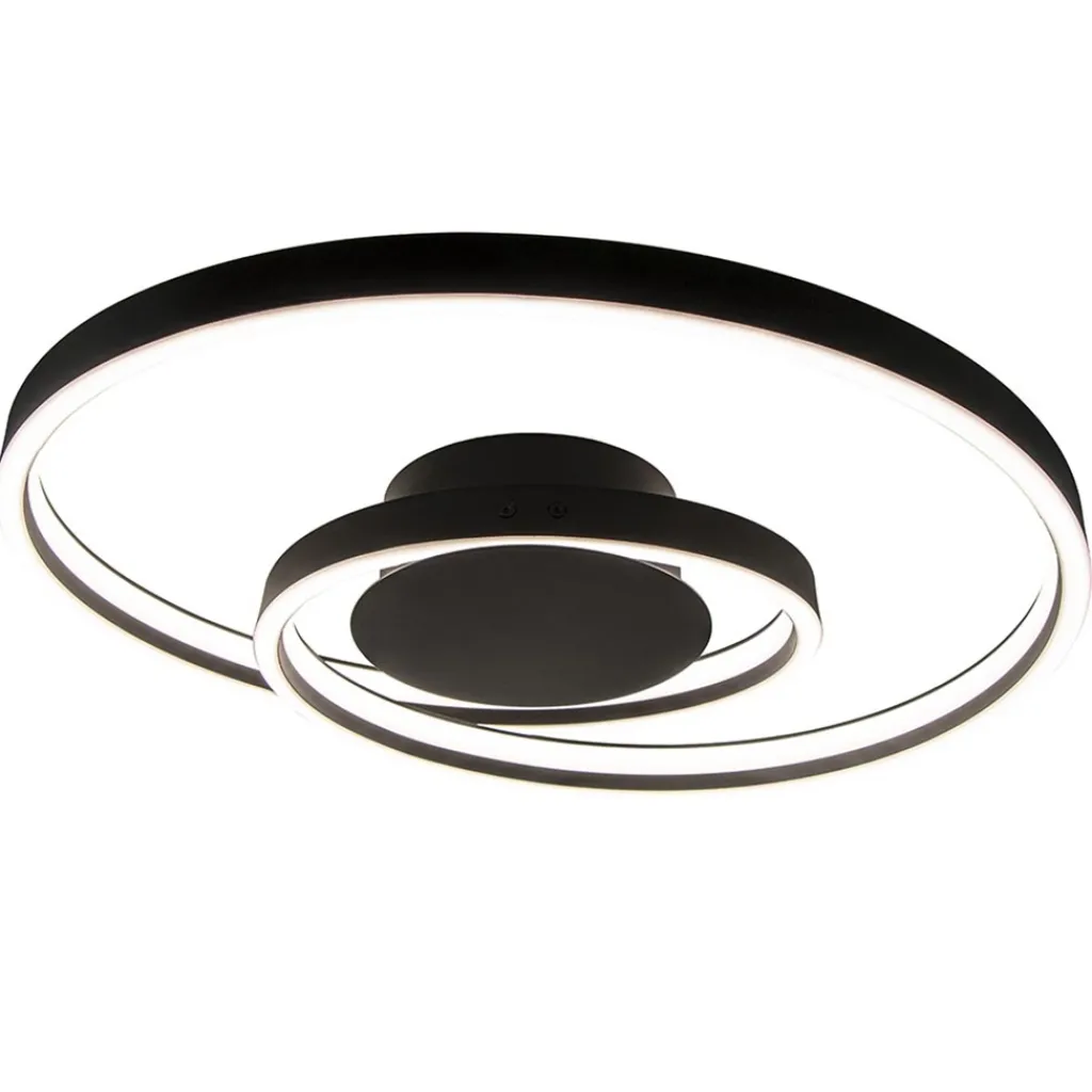Straluma Plafondlamp Cinque-Ciola zwart dim-to-warm> Plafondlampen|LED Plafondlampen