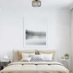 Straluma Plafondlamp draad cilinder zwart/brons><noscript><img width=