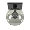 Straluma Plafondlamp Globe 25 vierkant zwart/smoke> Woonkamerlampen|Slaapkamerlampen