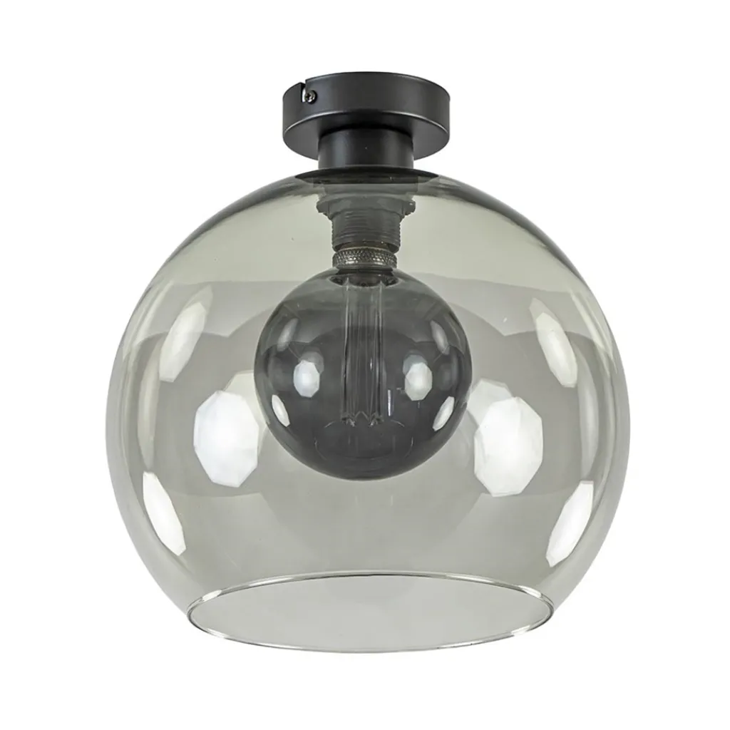 Straluma Plafondlamp globe smoke glas 30cm> Woonkamerlampen|Slaapkamerlampen