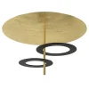 Straluma Plafondlamp Hula Hoop gold leaf/black> Plafondlampen|Eetkamerverlichting