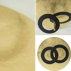Straluma Plafondlamp Hula Hoop gold leaf/black><noscript><img width=