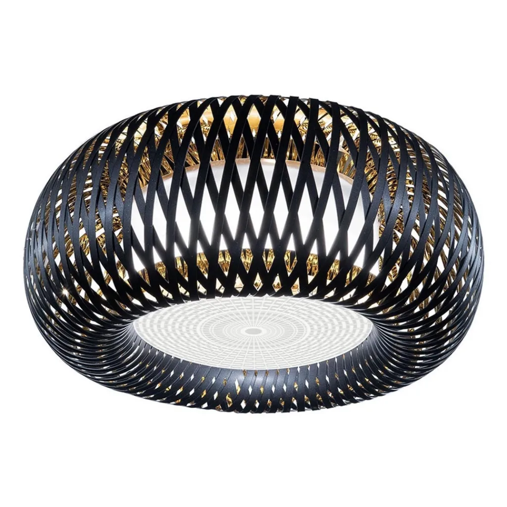 Straluma Plafondlamp Kalatos zwart/goud> Plafonnières|Slaapkamerlampen