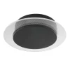 Straluma Plafondlamp Lido zwart 17cm indirect> Plafondlampen|Wandlampen