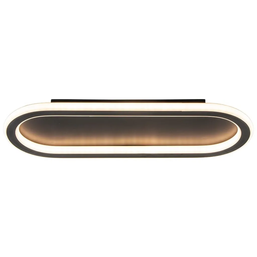 Straluma Plafondlamp Lois 40 zwart 3-switch dim> Plafondlampen|Wandlampen