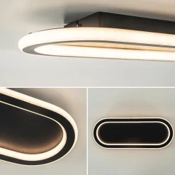 Straluma Plafondlamp Lois 40 zwart 3-switch dim><noscript><img width=