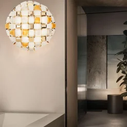 Straluma Plafondlamp Mida amber 67cm><noscript><img width=