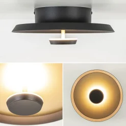 Straluma Plafondlamp Oro 25cm zwart/goud><noscript><img width=