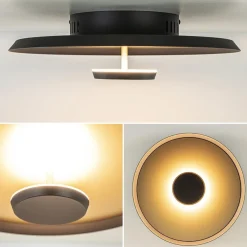 Straluma Plafondlamp Oro 35cm zwart/matgoud><noscript><img width=