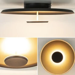 Straluma Plafondlamp Oro 45cm zwart/matgoud><noscript><img width=