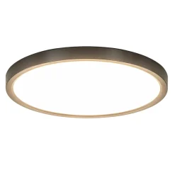 Straluma Plafondlamp Piatto 30 zwart + bew.sensor> Plafondlampen|Plafonnières