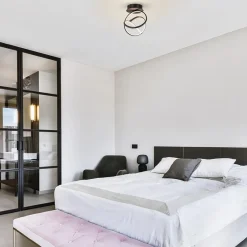 Straluma Plafondlamp Plaza zwart 3-switchdim></noscript> Plafondlampen|Woonkamerlampen