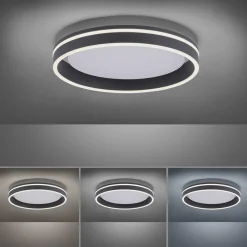 Straluma Plafondlamp Q-Vito 40 zwart smart+remote><noscript><img width=