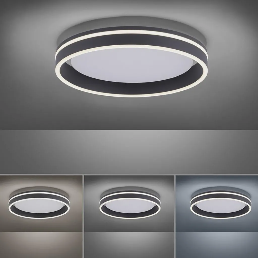 Straluma Plafondlamp Q-Vito 40 zwart smart+remote> Plafondlampen|Smart lampen